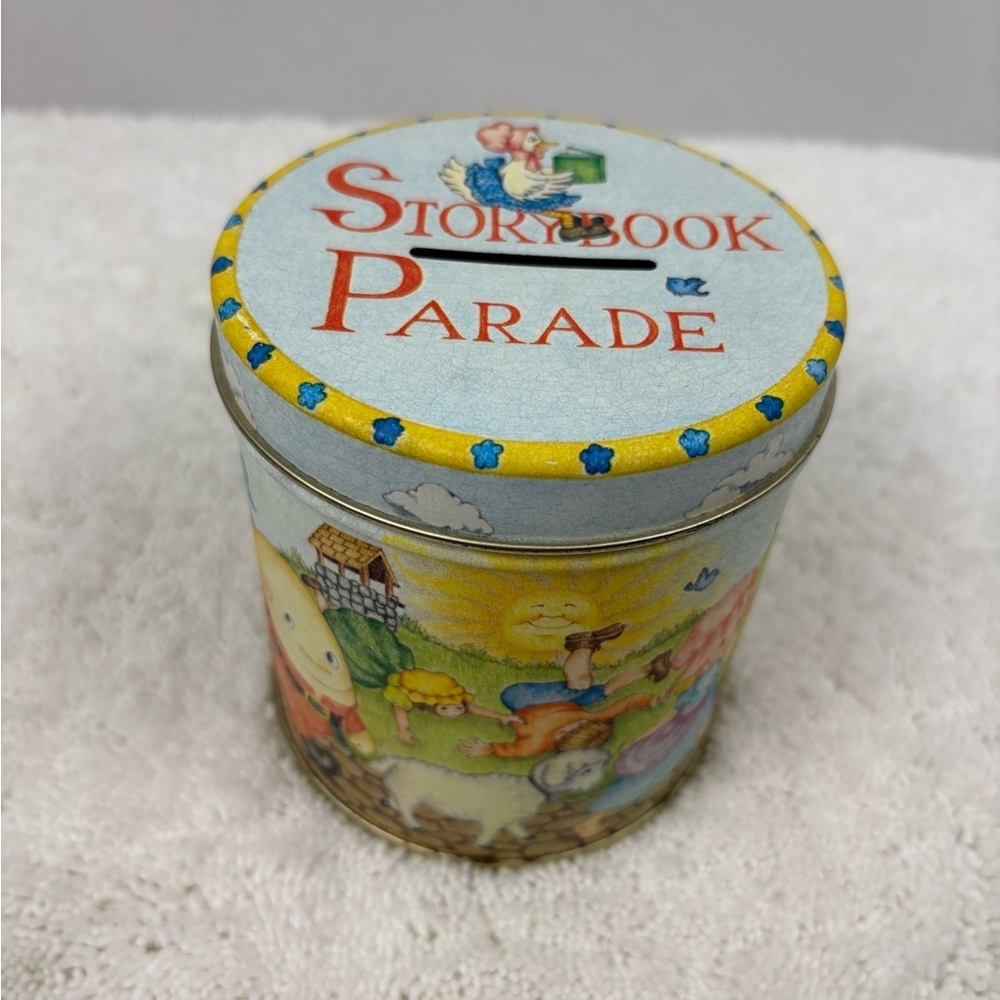 Storybook Parade Tin Bank-Illustrations of Some Nursery Rhyme Characters